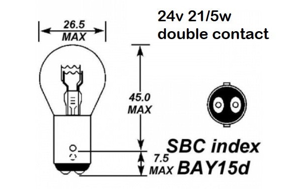 0bulb24v21 6w1